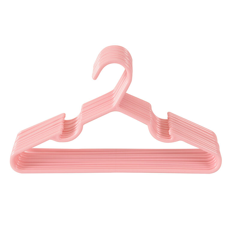 Pink Baby Hangers 10 Pack by Nemcor