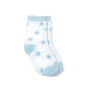 Chloe + Ethan - Toddler Socks, Blue Polka Dots, 3T-4T