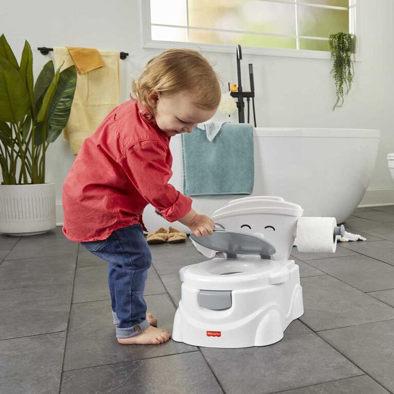 Pot enfant - Toilette d'apprentissage avec dossier - Toilette bébé