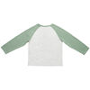 Jurassic Park - Raglan Long Sleeve Crew - Off White Heather & Green  - Size 4T - Toys R Us Exclusive