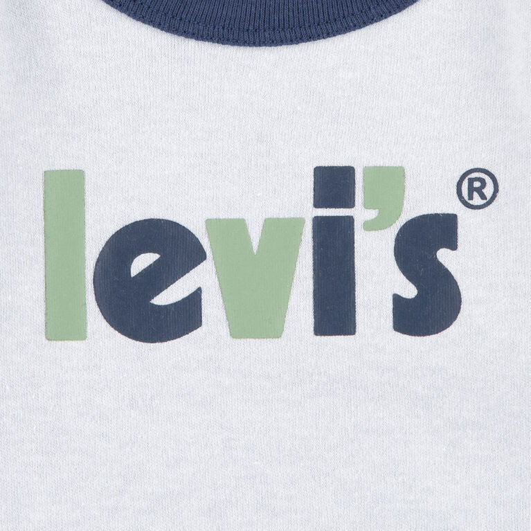 Levis Bodysuit - Light Grey - Size 0/3Nb