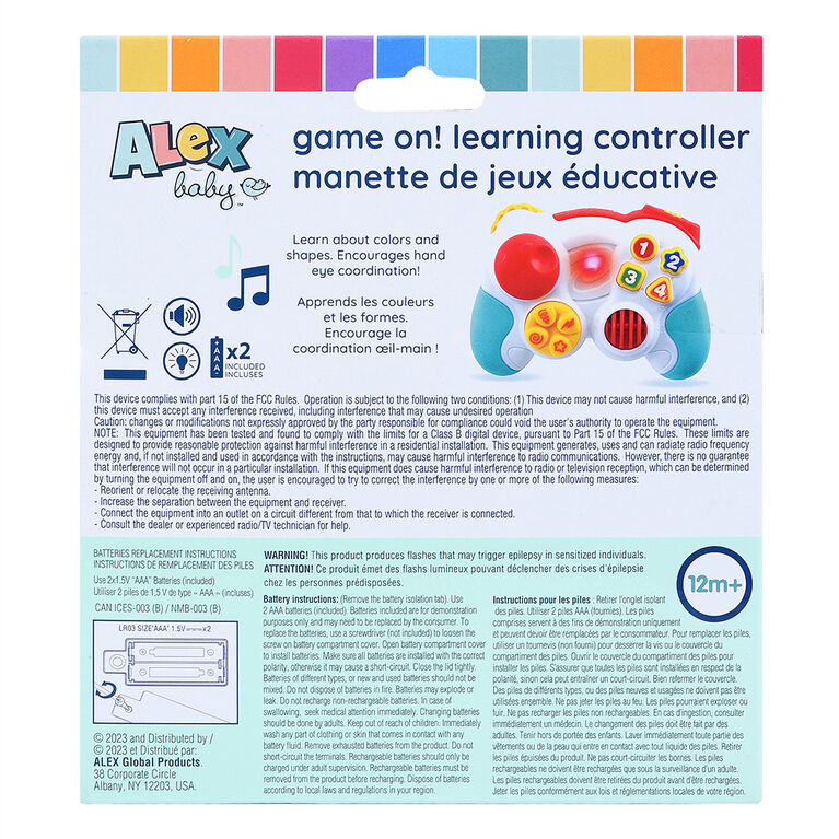 ALEX - Play & Learn Game Controller