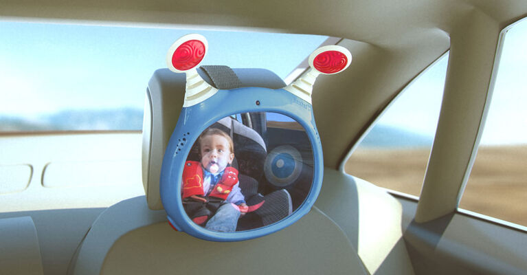 Miroir de voiture Bleu Oly de Benbat Babies R Us Canada