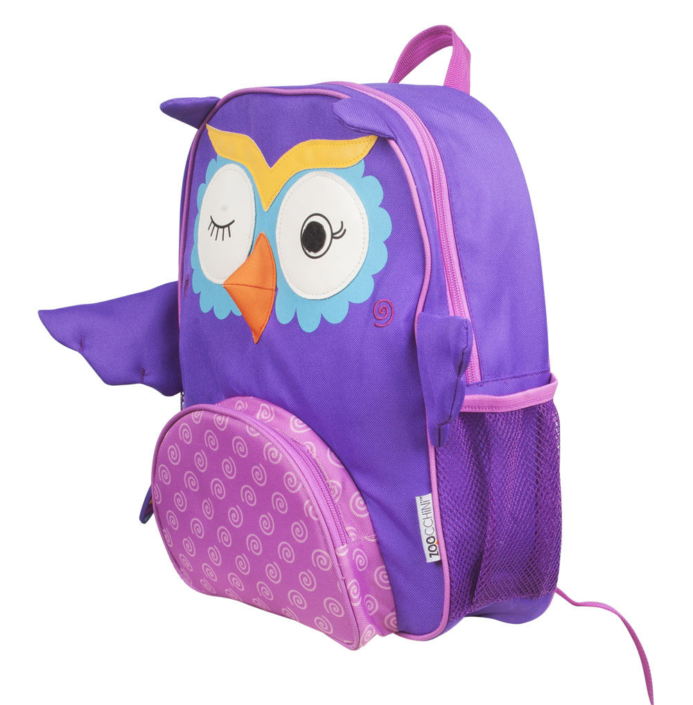 purple owl backpack