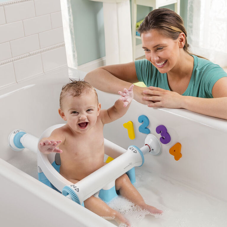 Siège de bain bébé Siège de bain bébé Siège de baignoire bébé pour bébé  assis dans la baignoire Tub pour enfant 6 à 18 mois Siège de