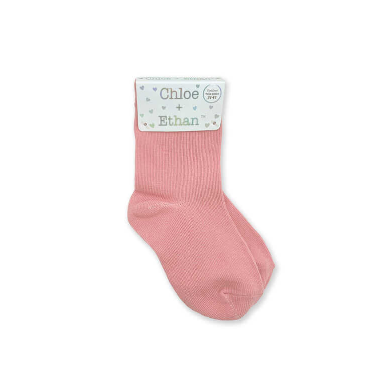 Chloe + Ethan - Toddler Socks, Apricot, 4T-5T