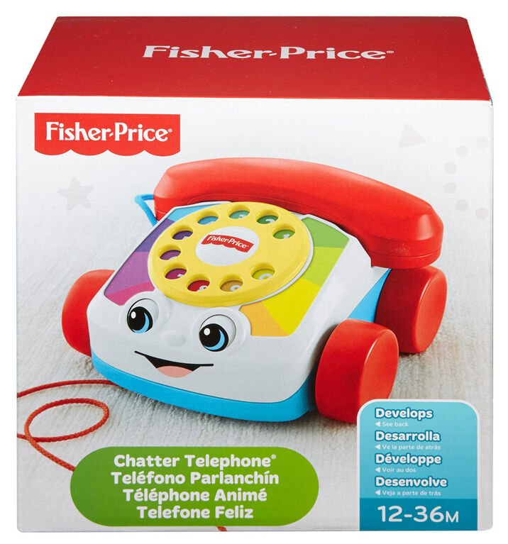 Jouet éducatif pour bébé : téléphone animé fisher-price