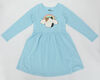 Squishmallows Cam with Rainbow Long Sleeve Dress Blue Extra Small