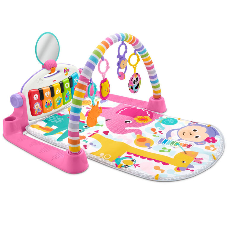 Fisher Price Deluxe Kick Play  Piano  Gym  Pink English 