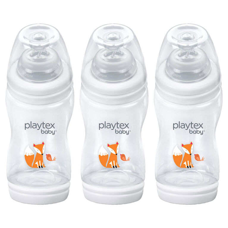 Playtex Ventaire Baby Bottles 6oz & 9oz – Lot of 3 (Total 17 Pieces