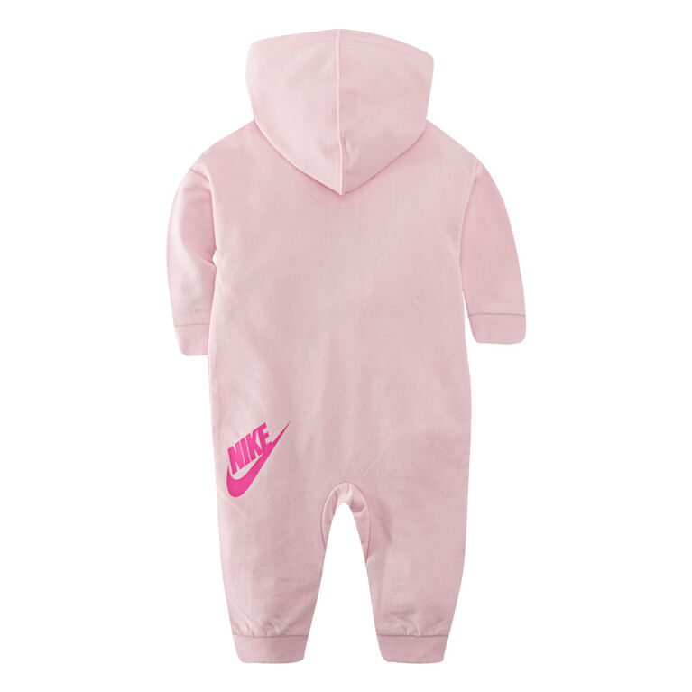 Nike Futura Hooded Coverall - Pink Foam - Size 3 Months