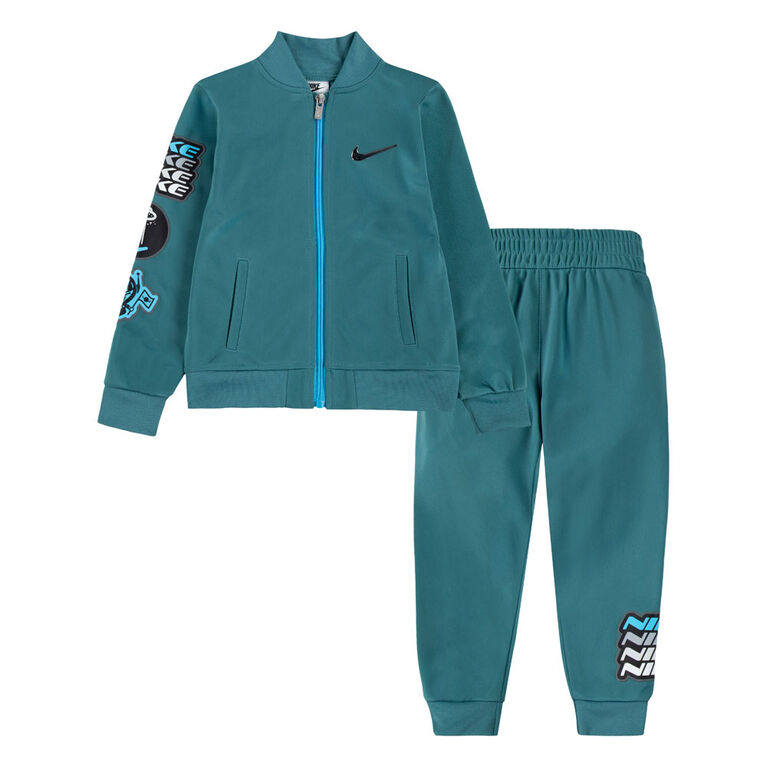 Ensemble Tricot Nike - Bleu/Vert - Taille 3T