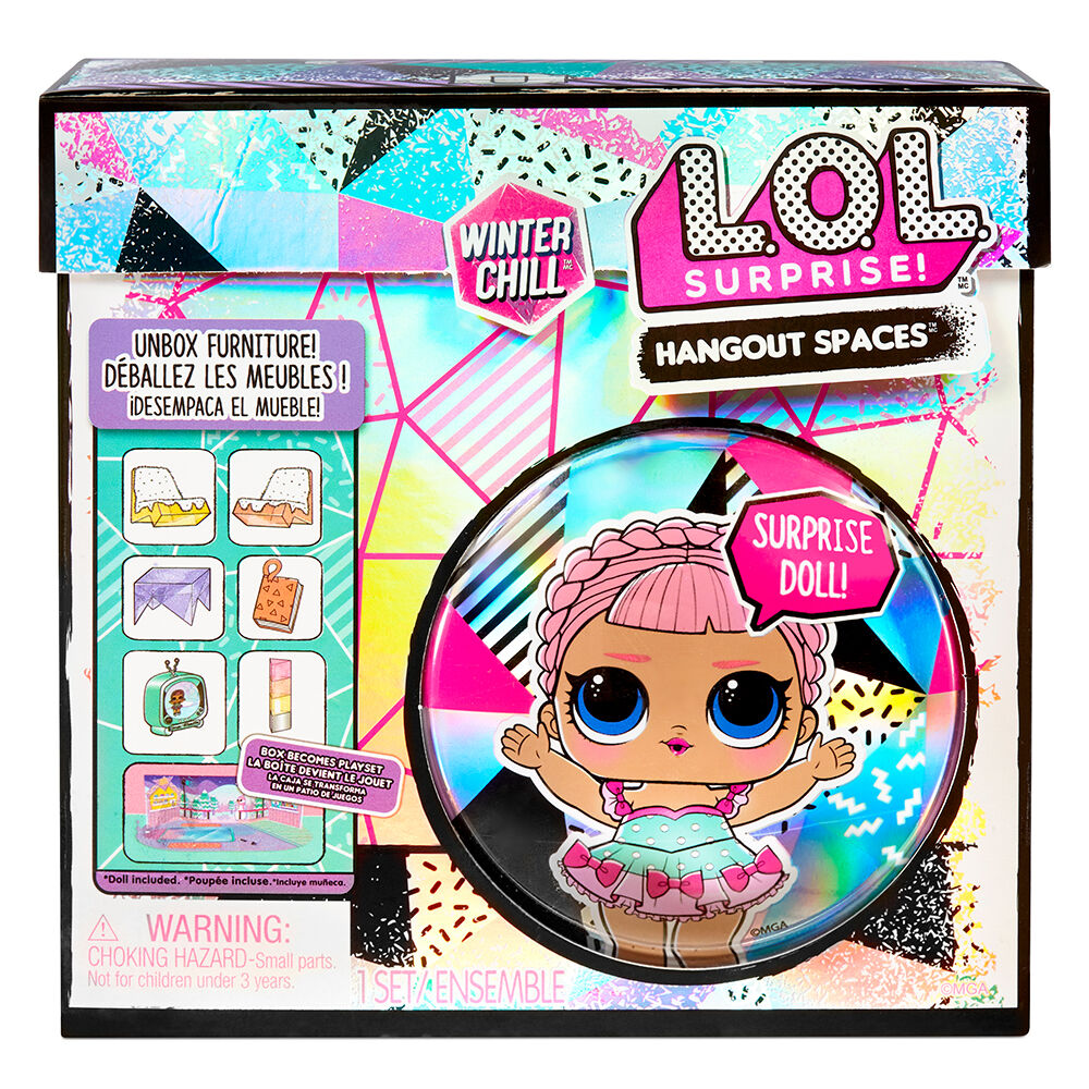 LOL Surprise Winter Chill Hangout Spaces Furniture Playset with