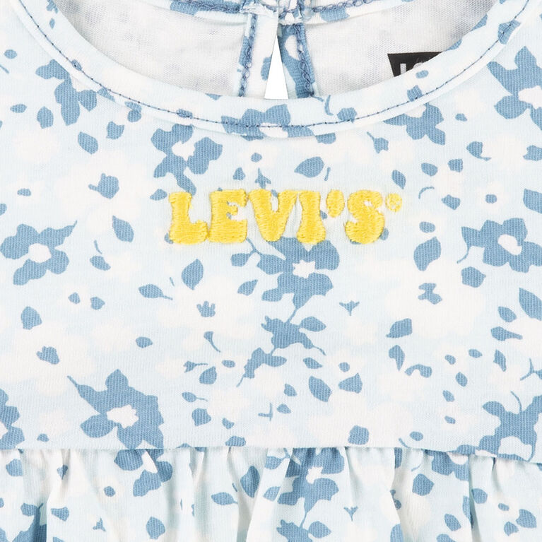 Levis 2 Pack Dress - Yellow/Blue - Size 12 Months