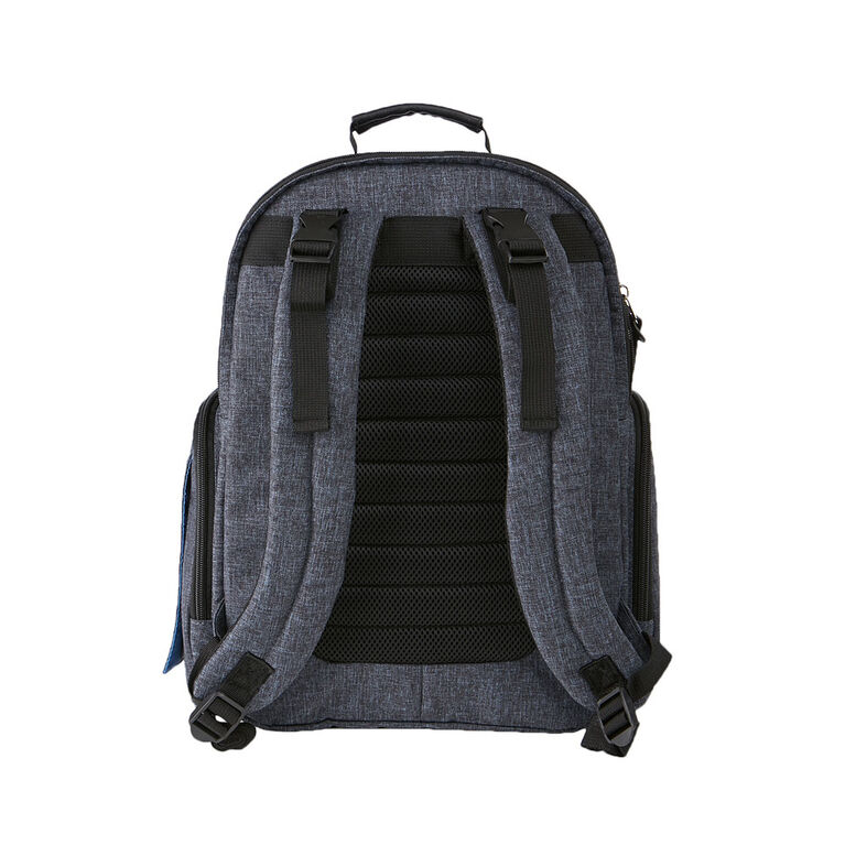 eddie bauer places & spaces bridgeport backpack diaper bag denim