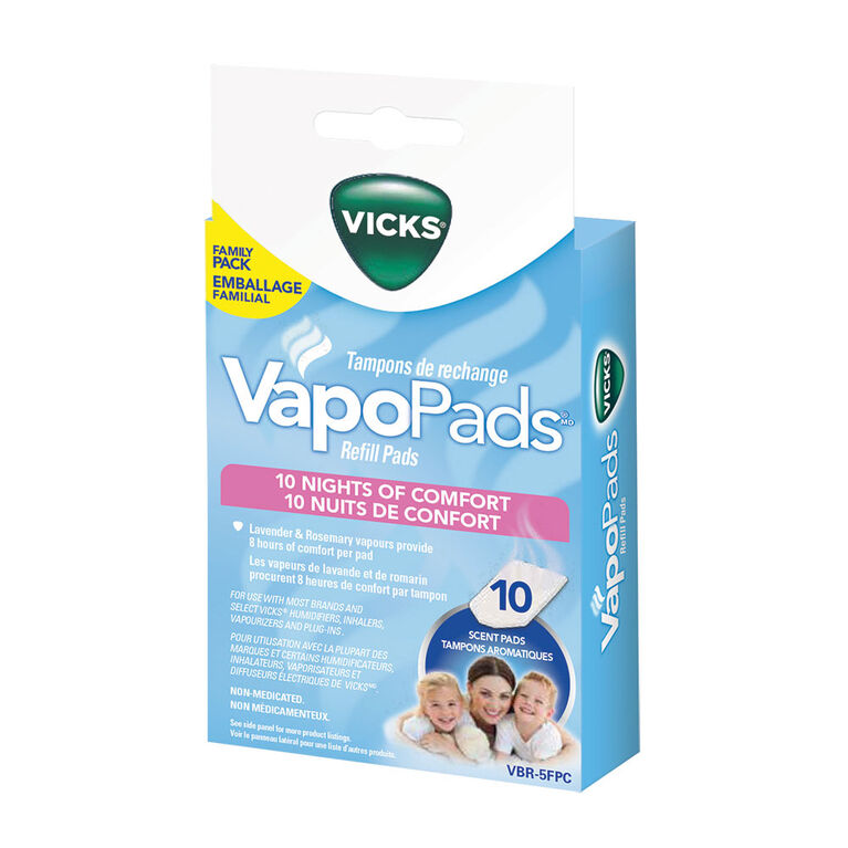 Vicks Paediatric Comforting VapoPads Lavande Romarin +3 Mois 7