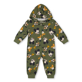 Mickey Mouse Coverall Green 6/9M