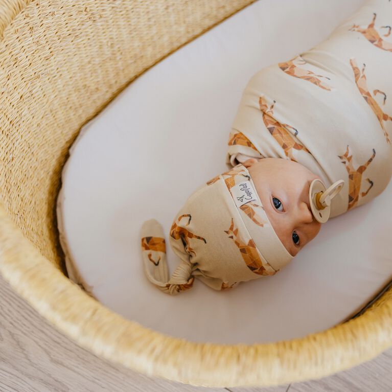 Copper Pearl - Swift Top Knot Hat 0-4 Months