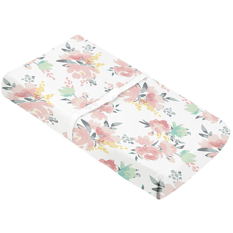 Change Pad Cover - Watercolour Flower | Babies R Us Canada
