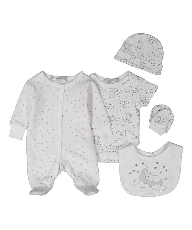 Bonjour Bebe Ensemble Cadeau En Velours Ours 5 Pieces 0 3 Mois Babies R Us Canada