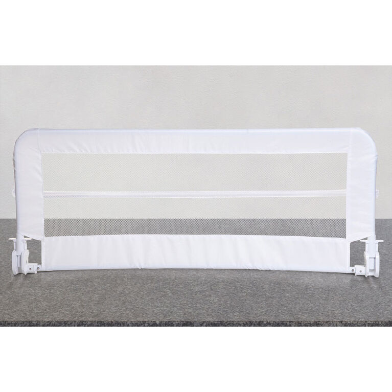 Barrière de lit Dreambaby Maggie - lits encastrés et aux lits plats-  Mesurant 110 cm de large et 50 cm de haut blanc - Dreambaby