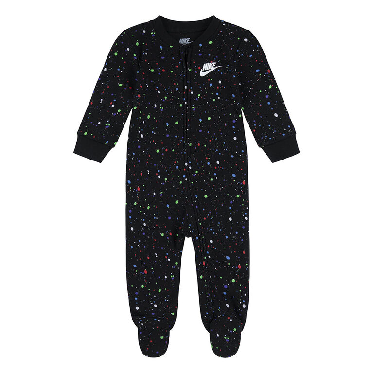 Nike  Footed Coverall - Black - Size 9 Months