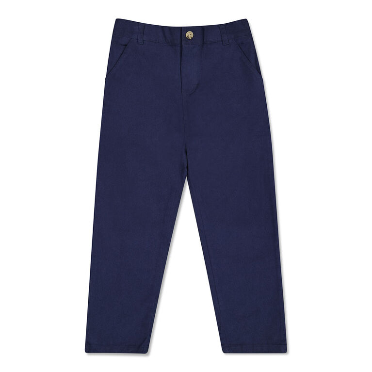 Rococo  Pant Navy 9/12M