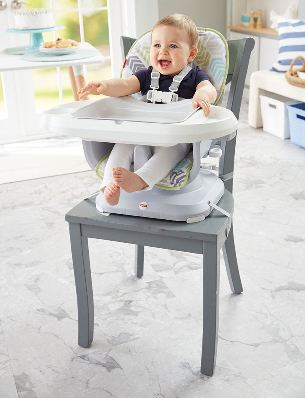 buy pink fisher price space saver high chair