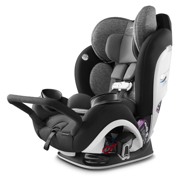 Evenflo Gold Sensorsafe Everystage Smart All In One Convertible Car Seat Moonstone R Exclusive