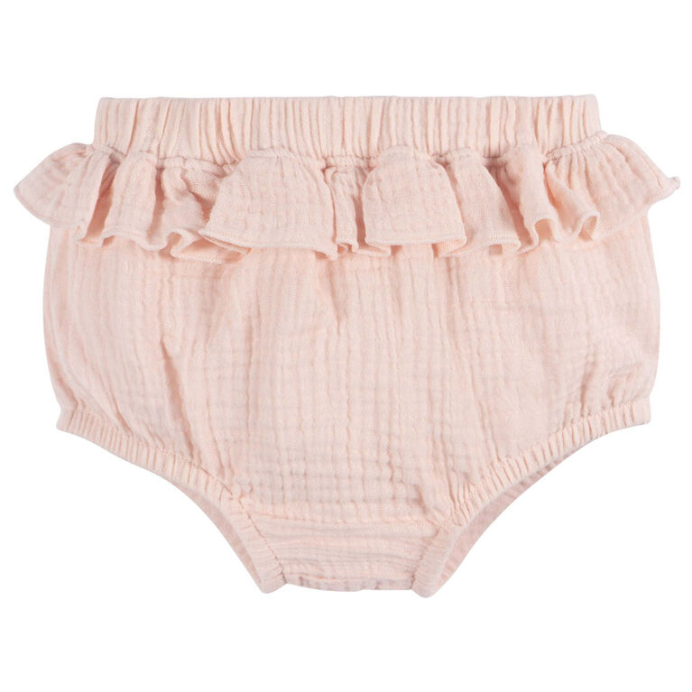 Gerber Childrenswear - 2-Piece Top + Diaper Set - Blush - 24M