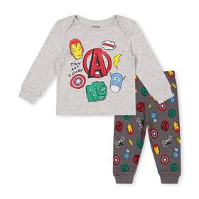 Avengers ens.Pyjama Gris 9/12M
