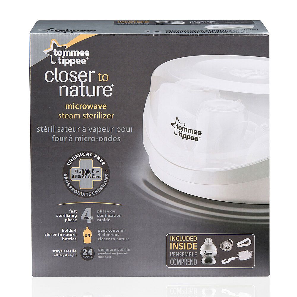 tommee tippee closer to nature microwave steam steriliser