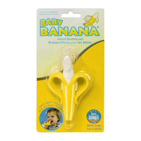 Baby Banana Brosse  à dents de dentition pour les bébés.