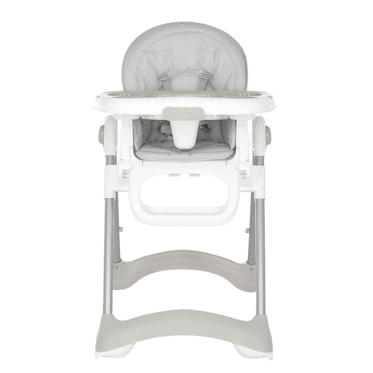 Solid Times Lightweight Portable Highchair-Grey
