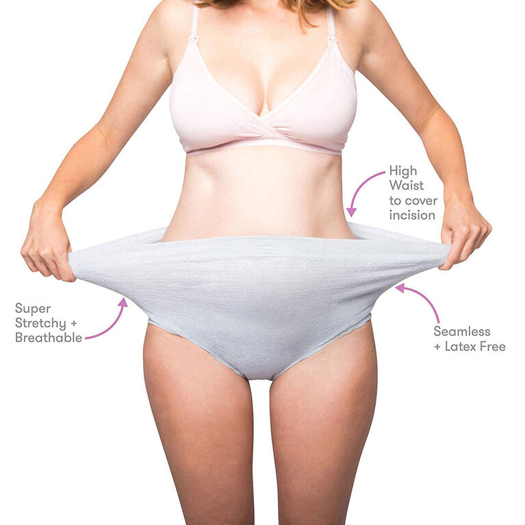 Buy Mesh Postpartum Underwear 3PACK Disposable Washable Seamless
