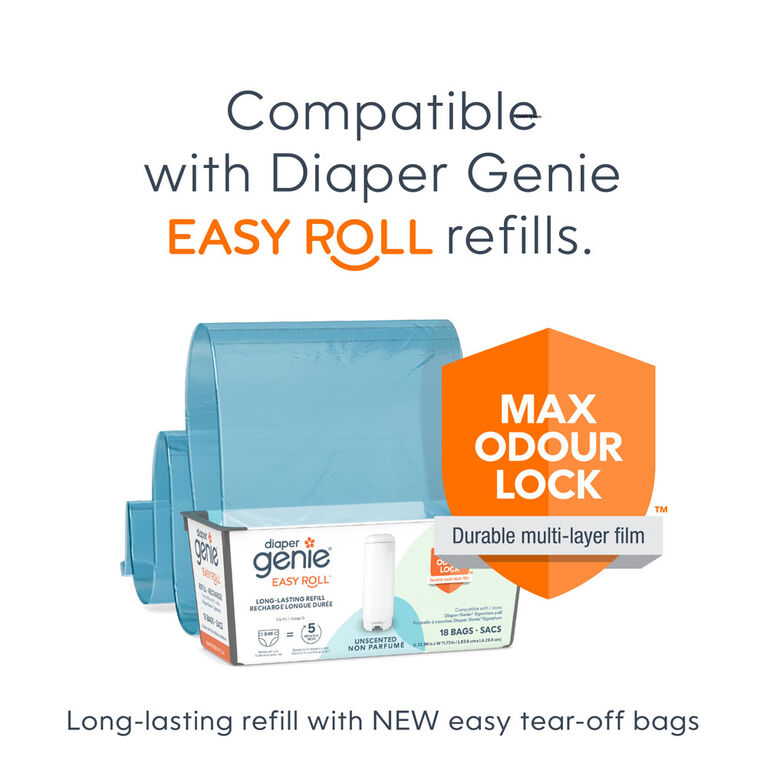 Recharge Diaper Genie Easy Roll pour la poubelle à couches Diaper