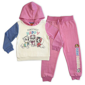 Paw Patrol 2 Piece Hoodie & Jogger - OffWhite/Pink 