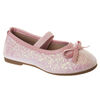 Laura Ashley Ballet Flats Pink Glitter Size 9