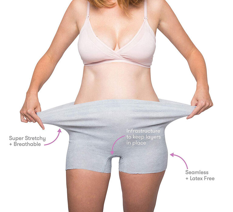 One-wear Supersoft Pure Cotton Disposable Underwear Women (5 Pack B