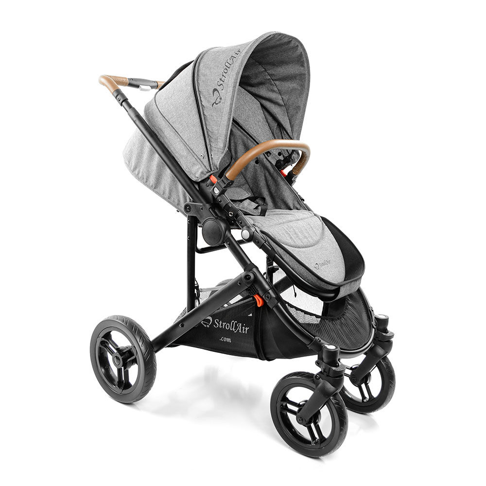 single stroller converts to double