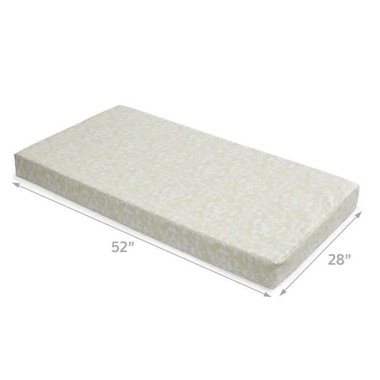 Sealy Butterfly Deluxe Waterproof Crib Mattress and Toddler Mattress ...