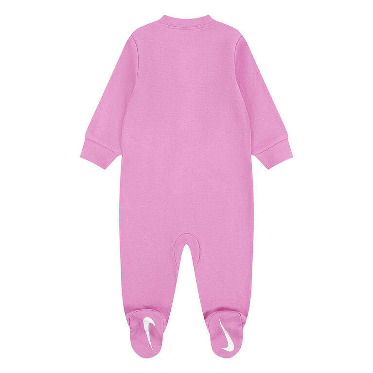 Nike Footed Coverall - Pink - Size 6 Months