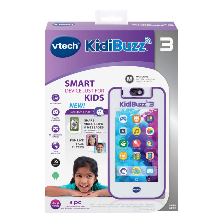 VTech KidiBuzz 3 - Purple - English Edition
