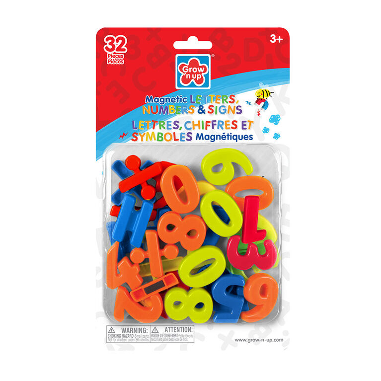 Grow'n Up-32pcs Magnetic Numbers & Signs | Babies R Us Canada