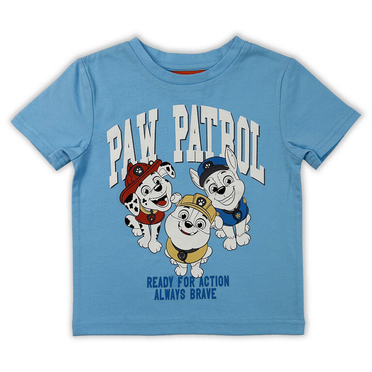 T-shirt à manches courtes Paw Patrol - Bleu 2T
