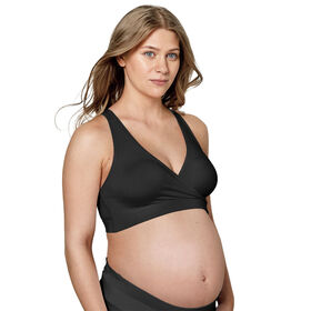 Cotton Nursing Bra Maternity Pregnancy Sports Nursing Breast Feeding Bras,  Size:75C(Gray), snatcher