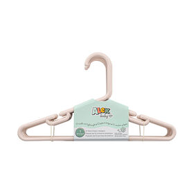 Pink Plastic Infant Hangers 10 Pack