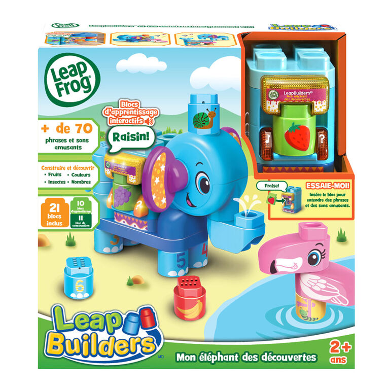 LeapFrog LeapBuilders Fruit Fun Elephant - French Edition