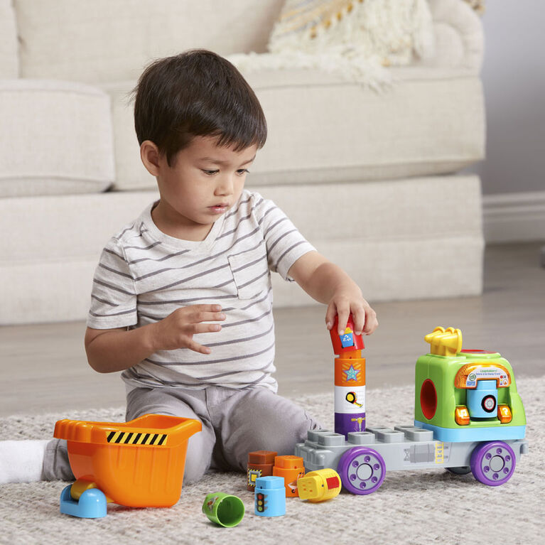 LeapFrog LeapBuilders Mon camion benne des découvertes - Édition anglaise