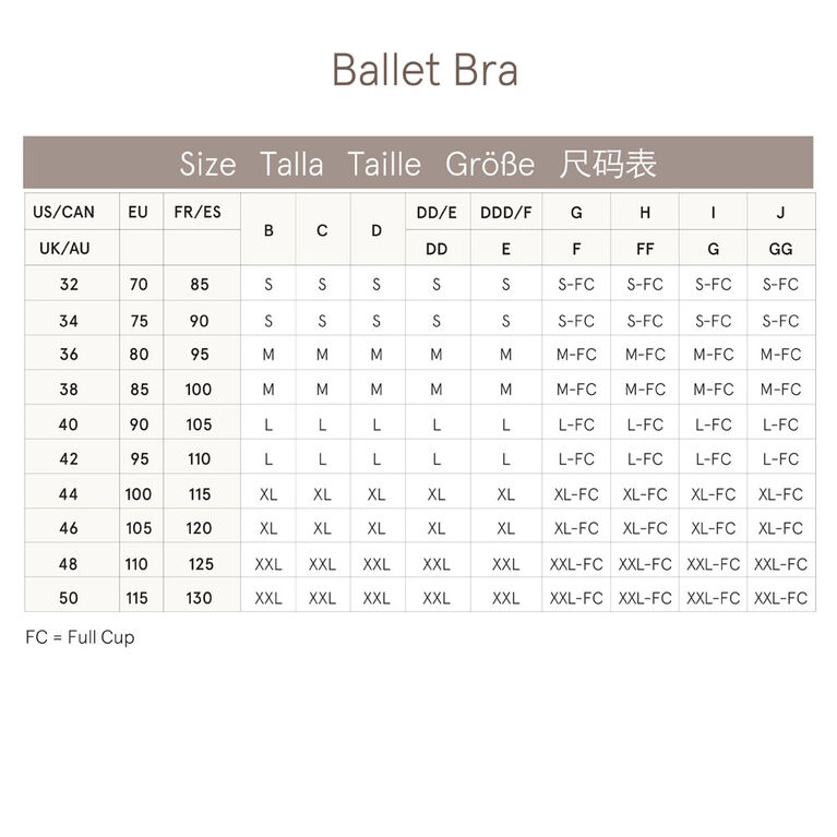 Bravado Designs Soutien-gorge Ballet, Black, Medium